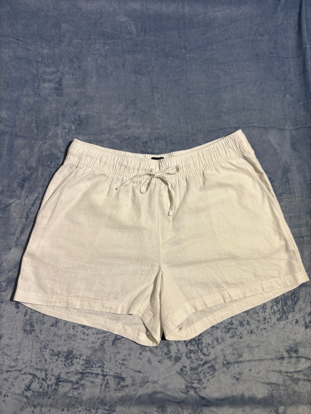 GAP White Athletic Drawstring Shorts